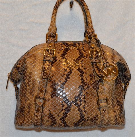 sac michael kors 2006|Michael Kors snakeskin bag.